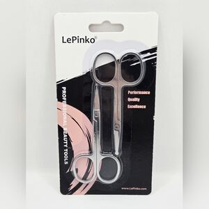 LePinko Grooming Scissors Set Curved & Straight Stainless Steel